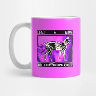 SchrodingerCatAndItsFace Schrodinger Cat Man Science Physcicist Mug